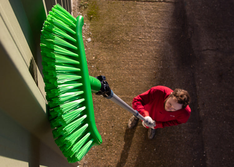 telescopic lances for brushes and window cleaning. many different brush heads for many different job
