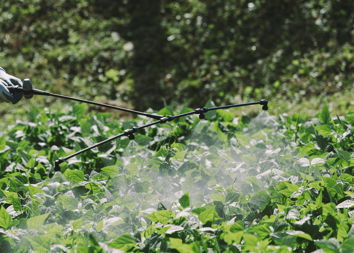 1.5 metre wide spray pattern with our wide spray boom