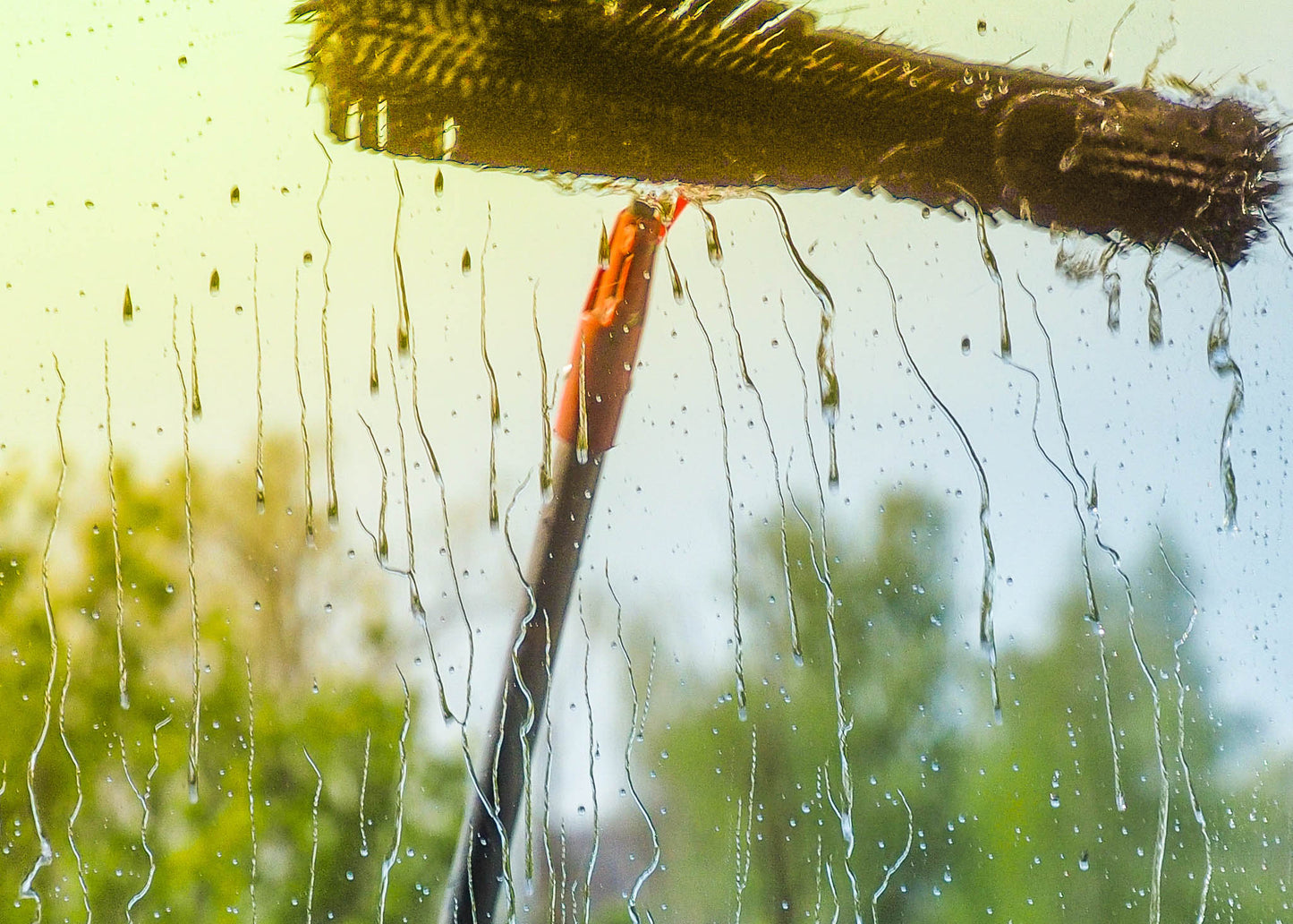 water wash telescopic lance for window cleaning