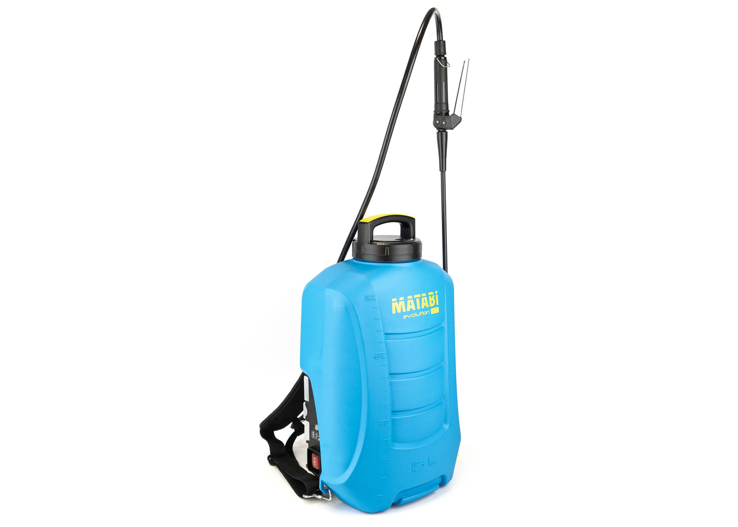 photo of our electric backpack sprayer of which we have two tank sizes a 15 litre and a 20 litre capacity